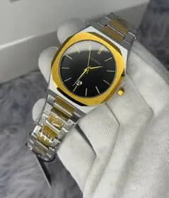 🖤 BestWin Gold & Silver + Black Dial – Waterproof | Aurix