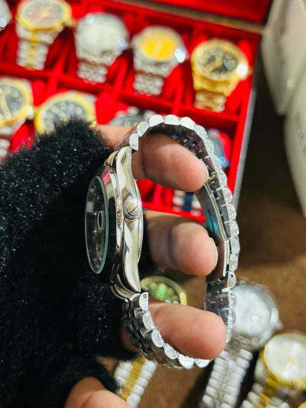 🔴 Red Lover – Rolex Watch| Waterproof | Stainless Steel | Aurix