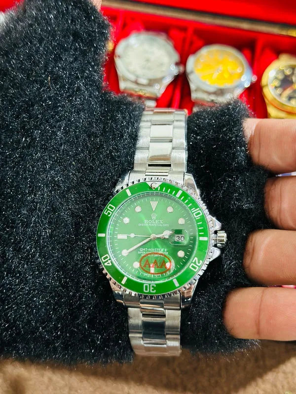 🌍 Rolex GMT Master II | Waterproof |Stainless Steel |  Aurix
