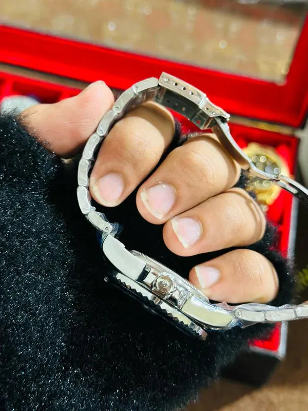 🌍 Rolex GMT Master II | Waterproof |Stainless Steel |  Aurix