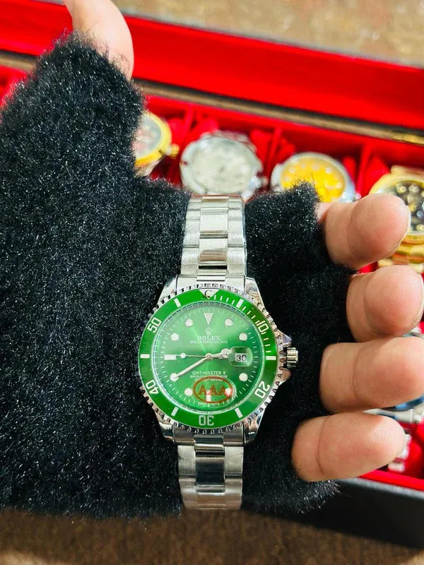 🌍 Rolex GMT Master II | Waterproof |Stainless Steel |  Aurix
