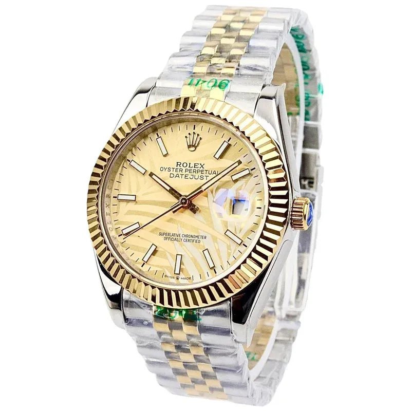 Rolex Casual Stainless Steel Watch for Men | Waterproof | Aurix