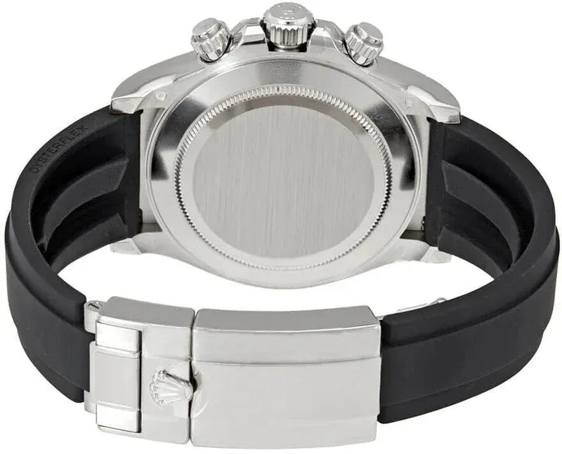 Rolex Daytona - 40mm 18K White Gold, Black Oysterflex Strap | Waterproof | Aurix