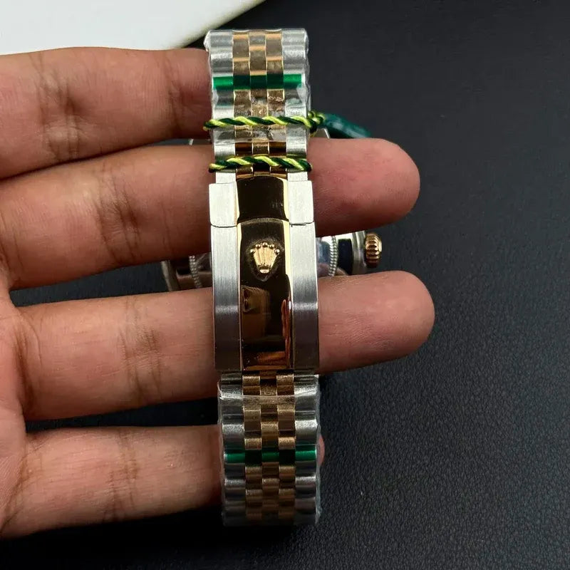 Rolex Stainless Steel Casual Watch – Premium Design | Waterproof | Aurix