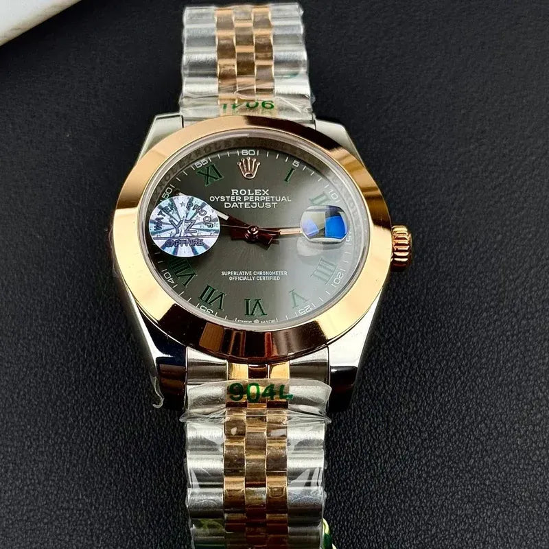 Rolex Stainless Steel Casual Watch – Premium Design | Waterproof | Aurix