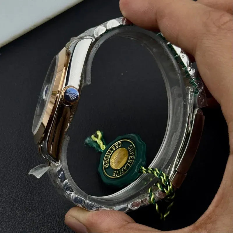 Rolex Stainless Steel Casual Watch – Premium Design | Waterproof | Aurix