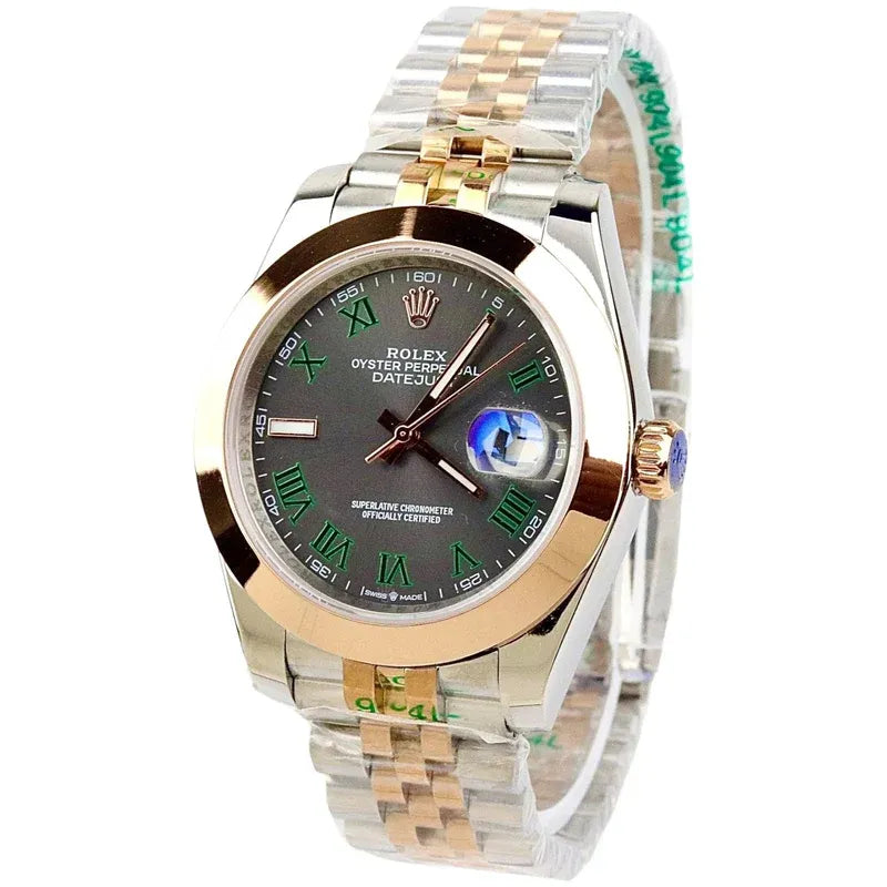 Rolex Stainless Steel Casual Watch – Premium Design | Waterproof | Aurix