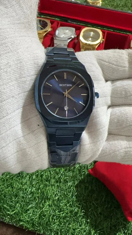 💙 BestWin Watch – Full Blue | Waterproof | Aurix