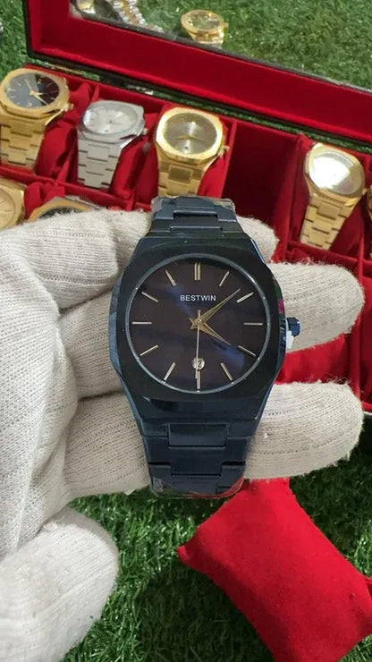 💙 BestWin Watch – Full Blue | Waterproof | Aurix