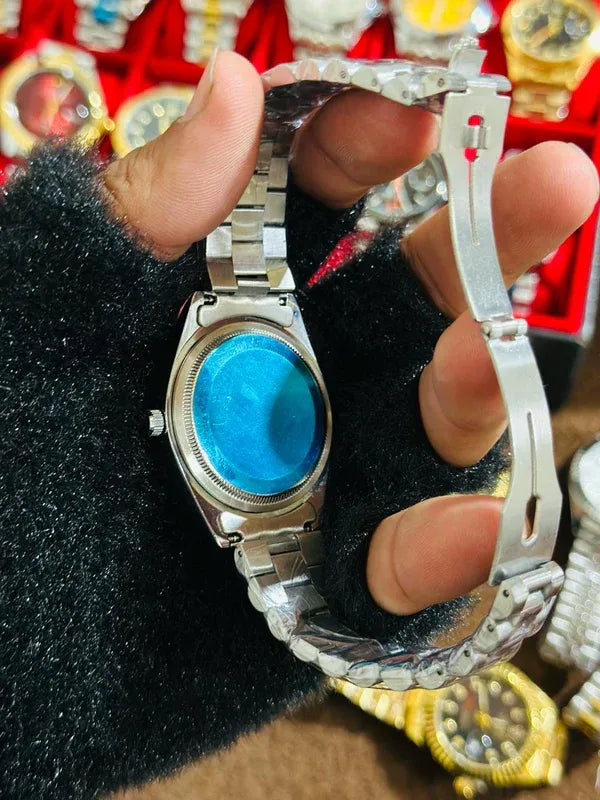 🖤 Black Lover – Rolex Watch| Waterproof | Stainless Steel | Aurix