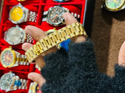 🖤 Black Lover – Rolex Watch| Waterproof | Stainless Steel | Aurix