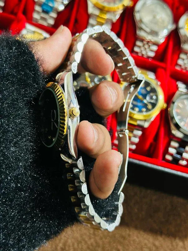 💚 Green Lover – Rolex Watch | Waterproof | Stainless Steel | Aurix