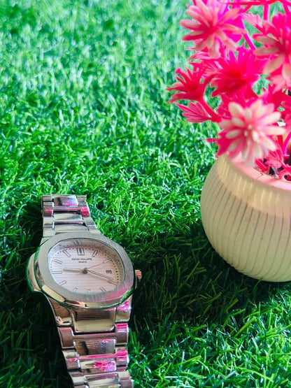 🔷 Patek Philippe Geneve | Stainless Steel | Water Proof | Aurix