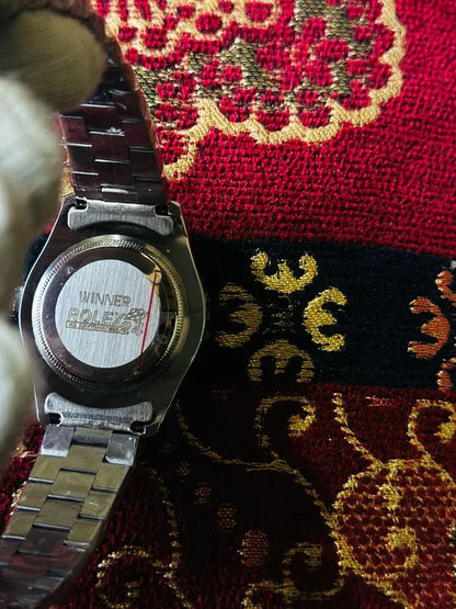 🕊️ Patek Philippe Geneve – White Dial & Stainless Steel | Waterproof | Aurix