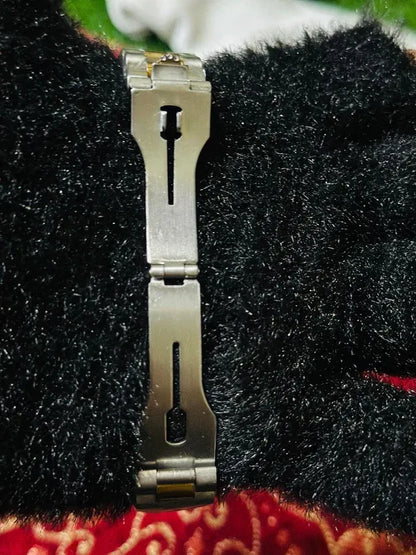 🖤 Patek Philippe Two-Tone – Silver & Gold + Black Dial | Waterproof| Aurix