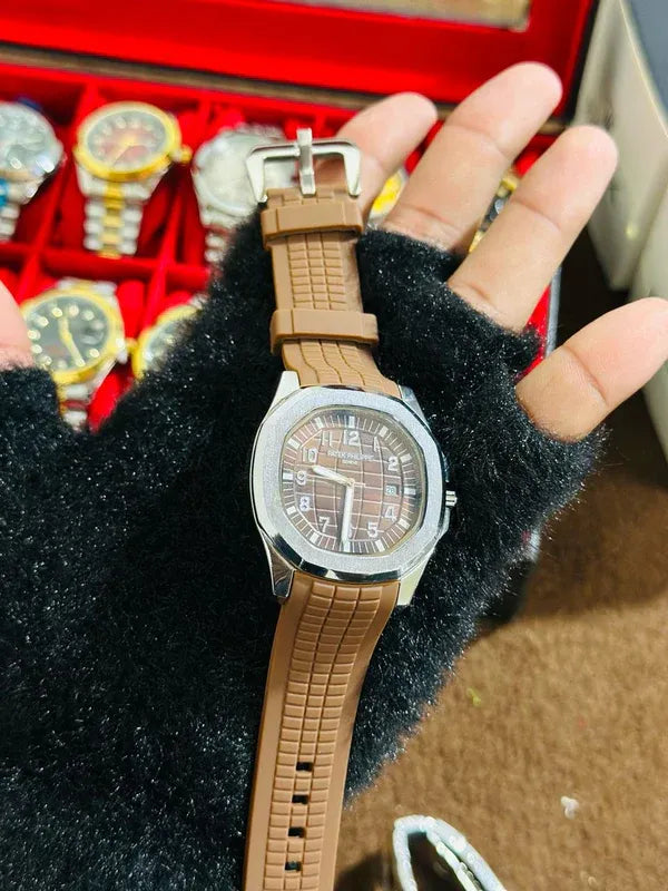 🖤 Patek Philippe Watch | Waterproof| Silicon Strap Edition | Aurix