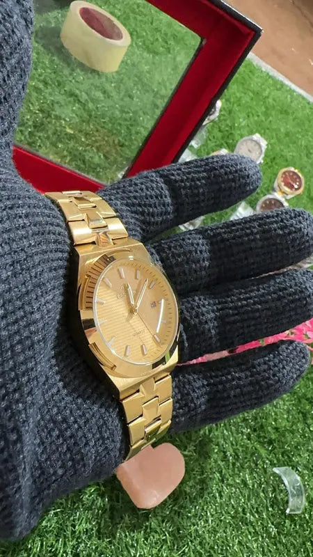 🏆 Premium BestWin Watch – Full Gold Edition | Waterproof| Aurix