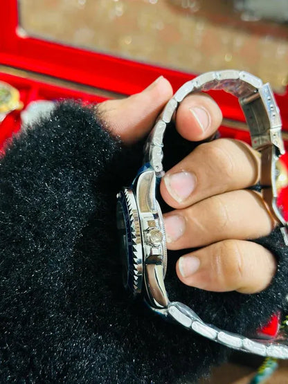 🌍 Rolex GMT Master II | Waterproof |Stainless Steel |  Aurix