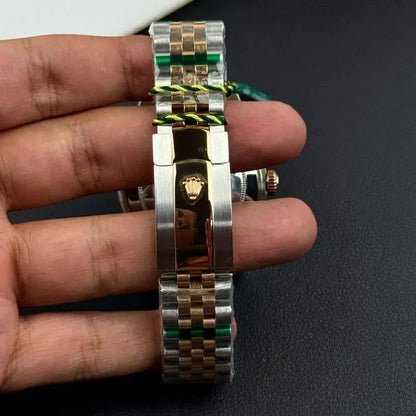 Rolex Stainless Steel Casual Watch – Premium Design | Waterproof | Aurix