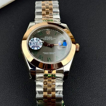 Rolex Stainless Steel Casual Watch – Premium Design | Waterproof | Aurix