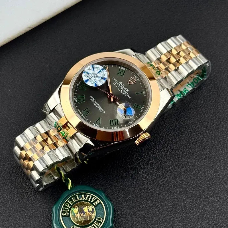 Rolex Stainless Steel Casual Watch – Premium Design | Waterproof | Aurix