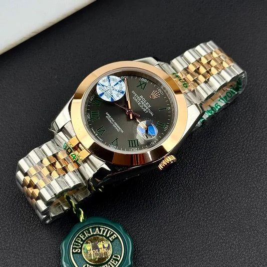 Rolex Stainless Steel Casual Watch – Premium Design | Waterproof | Aurix