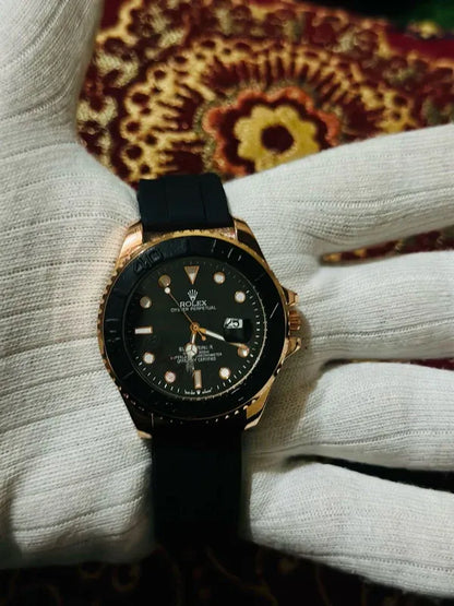 ⚓ Submariner Men’s Watch – Silicon Strap| Waterproof | Aurix